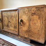 Low sideboard 3 doors elephant handle