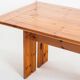Dining table designed by Silvio Coppola for Fratelli Montina. Italy, 1970s