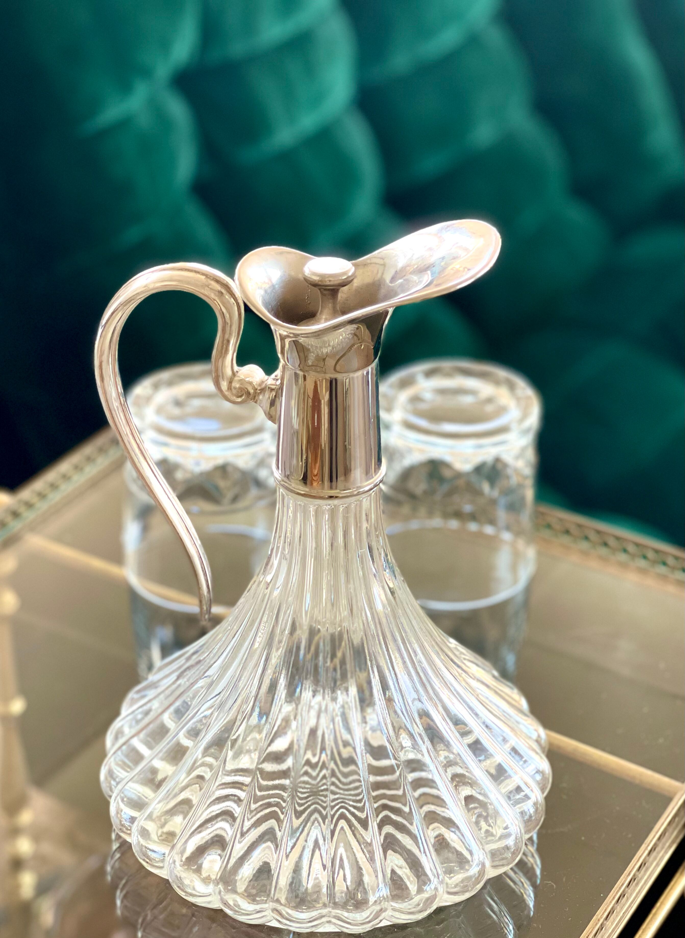 Antique glass decanter