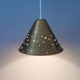 Hanging lamp from Danish Fog&Mørup 1950s, made of solid brass.