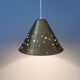 Hanging lamp from Danish Fog&Mørup 1950s, made of solid brass.