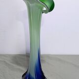 Soliflore Vase Murano Jack In The Pulpit. Arum Flower. In Blown Glass.