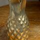 Pineapple vase in solid brass