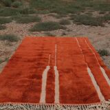 Moroccan Berber rug Mrirt orange terracotta