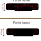Bibliothèque en bois peint