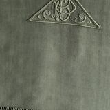 Old Sheet in Pure Khaki Linen Thread