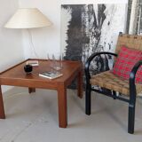 Square teak coffee table by Illum Wikkelso for N.Eilersen