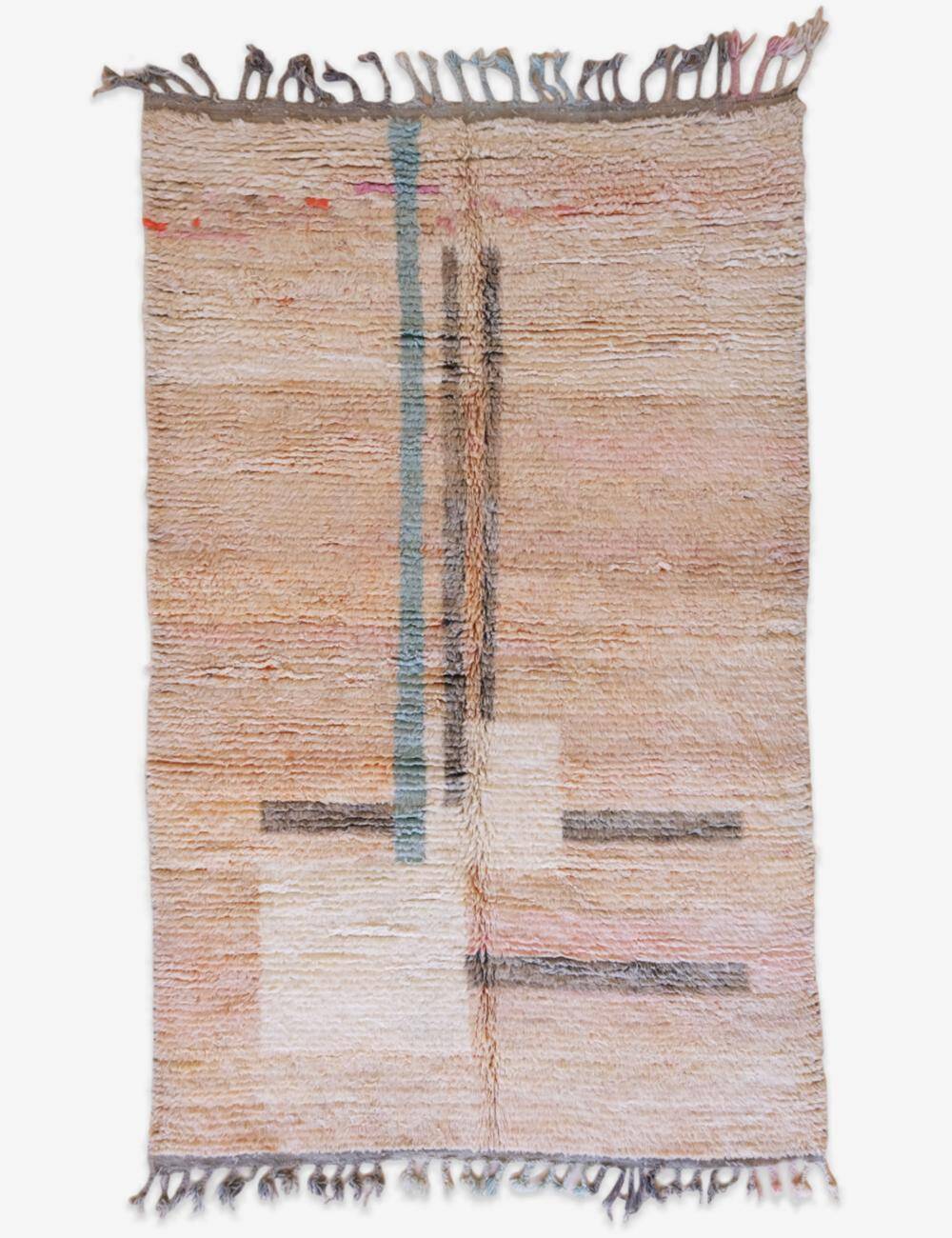 Contemporary neutral tones rug - 278 x 176 cm