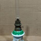 set of three old kerosene lamps
