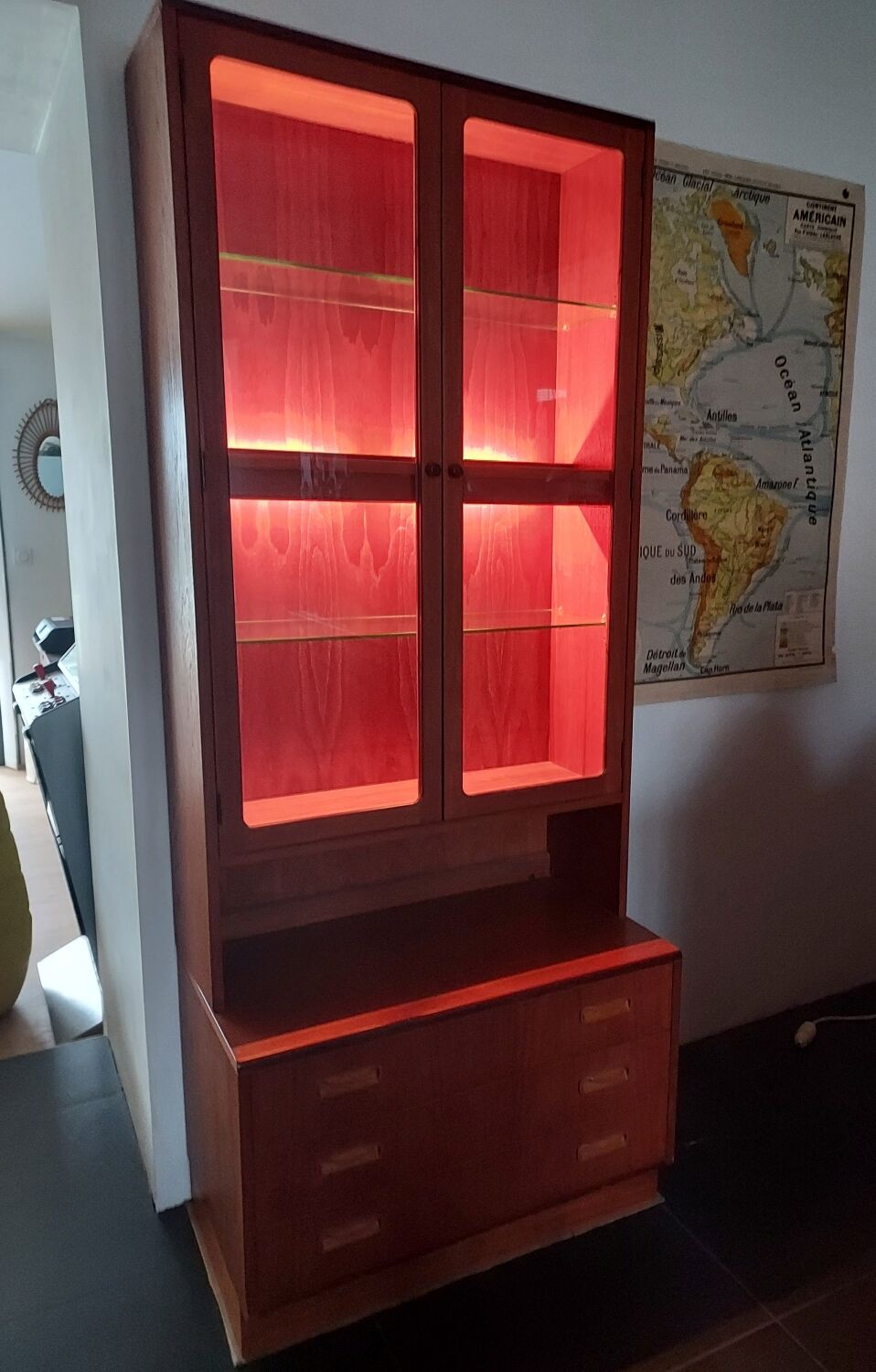 G-Plan teak showcase