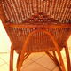 Rocking chair from the 70s in rattan and wicker