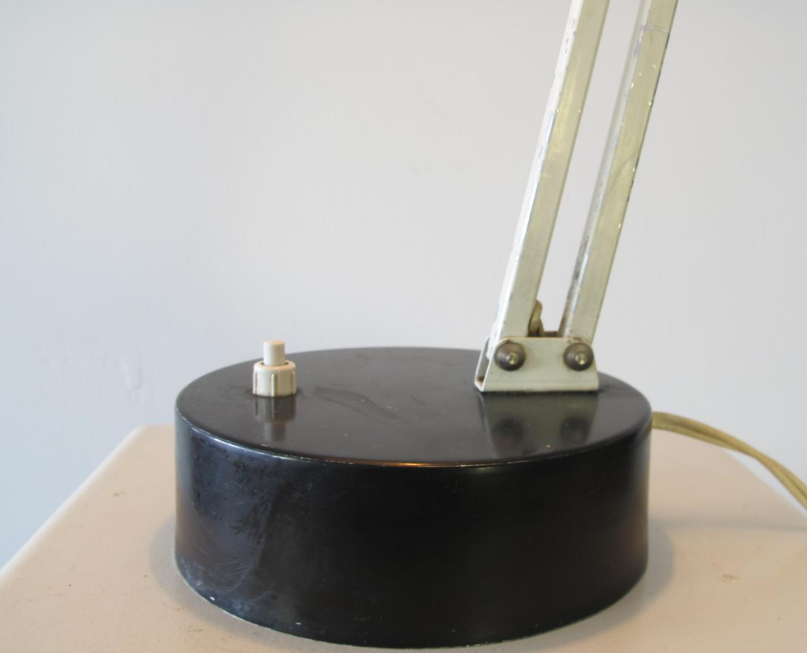 Desk lamp industrial by H. th. J. A. Busquet for Hala Zeist, 1950 s