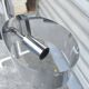 Space age chrome metal pendant light 1970