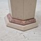 Italian marble pedestal, 1980s