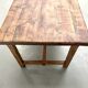 Antique farmhouse table in solid cherry wood