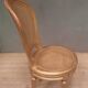 Chaise style Louis XVI en bois doré