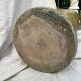 Large ancient yellow glazed jar from South West France.