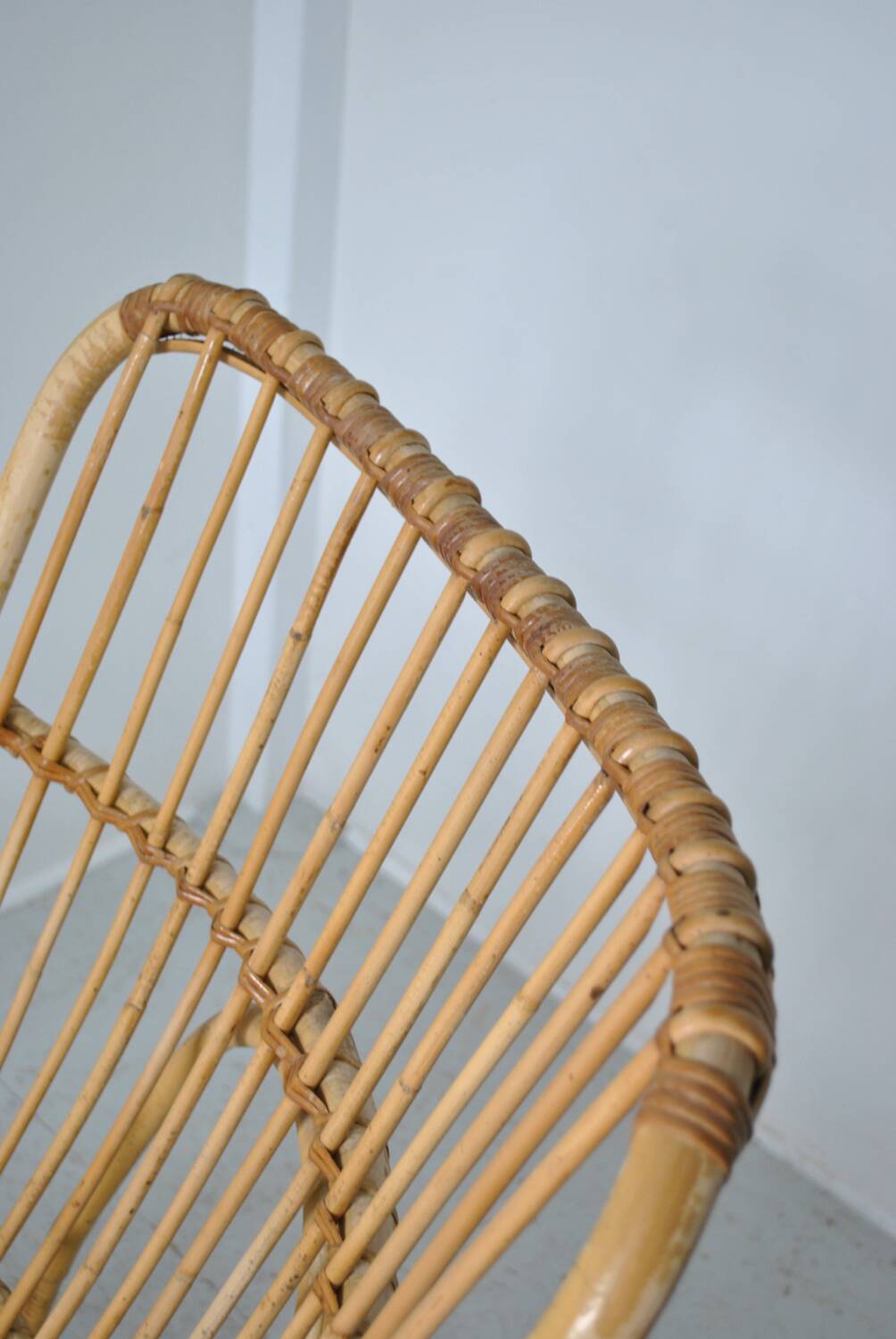 Rattan armchair 1960