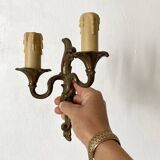 Pair of rocaille style wall lights