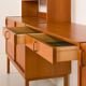 Free standing wall unit with a desk by bertil fridhagen, sweden, 1960s