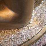 coffee table with glass plate - Resin/Polyester