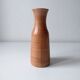 Handmade terracotta vase in terra cotta color