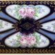 Plat décoratif en faïence de Limoges
