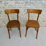 Pair of chairs bistrot Thonet