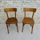 Paire de chaises bistrot Thonet