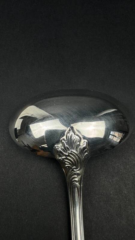 Christofle Marly sauce spoon silver-plated 1980s