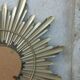 Gold metal sun mirror