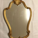 Carved wood mirror 50x39cm