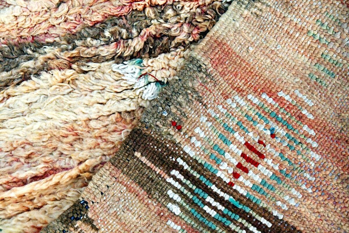 Boujaad vintage Moroccan Berber rug 260 x 128 cm