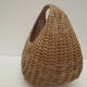 Gondola basket of the 60s in quality woven wicker