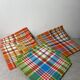 Serviettes de tables pur coton neuves vintage