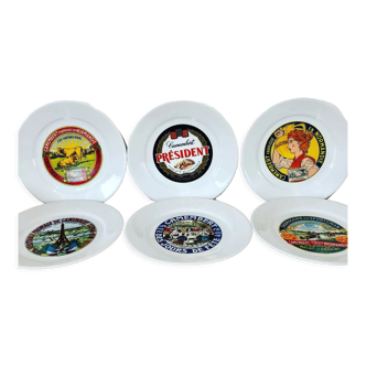 Set of 6 cheese plates