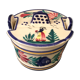 Saloir pot avec couvercle hb quimper decor bretonne