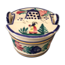 Saloir pot avec couvercle hb quimper decor bretonne