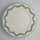Lot de cinq assiettes terre de fer Longwy