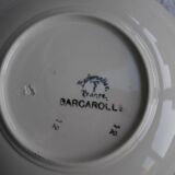 Set of 8 dessert plates Barcarolle, from Badonviller