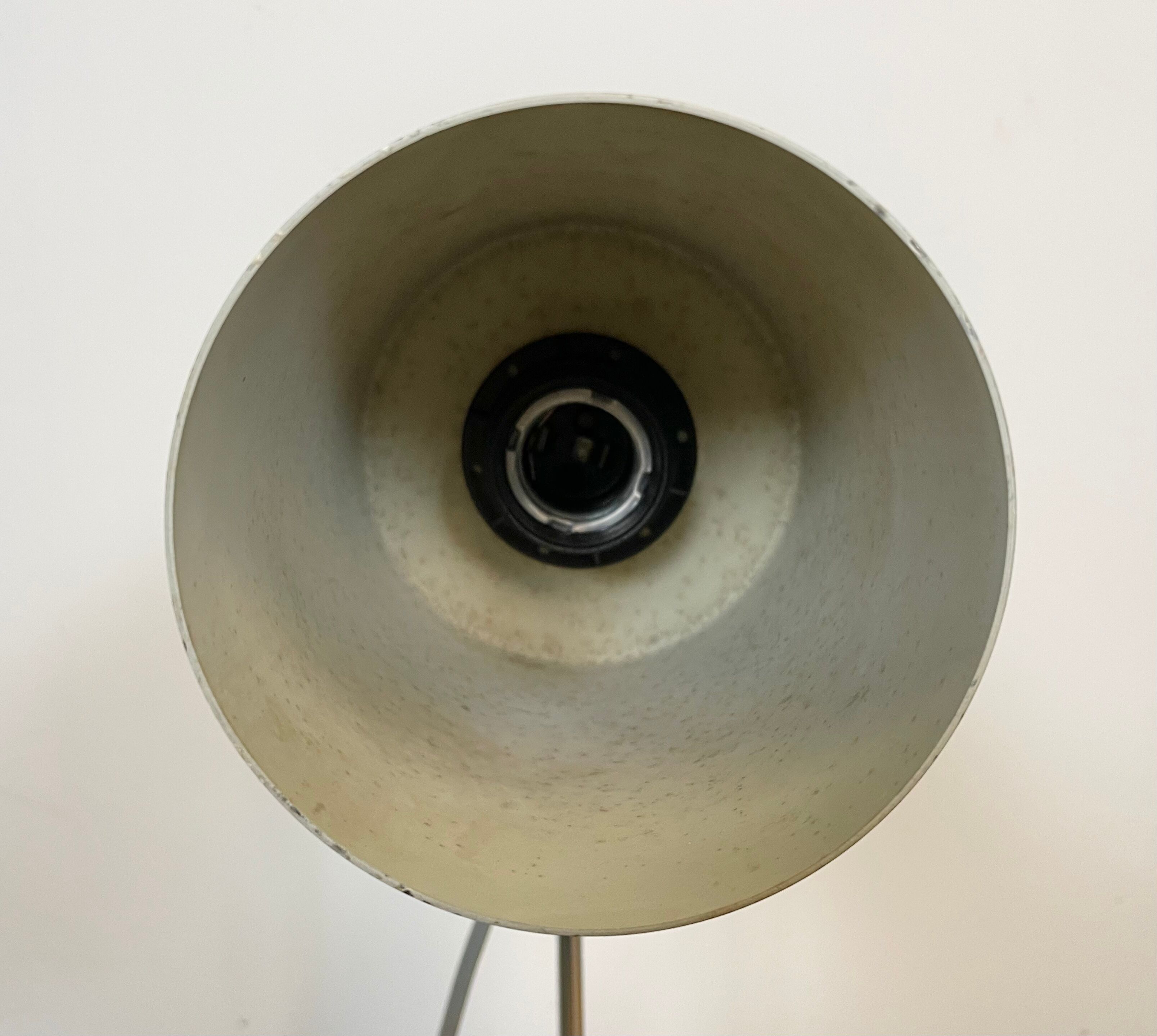 Beige table lamp by Josef Hurka For Napako, 1970s