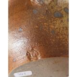 Pyrite stoneware pitcher signed Michel Dumont / Puisaye