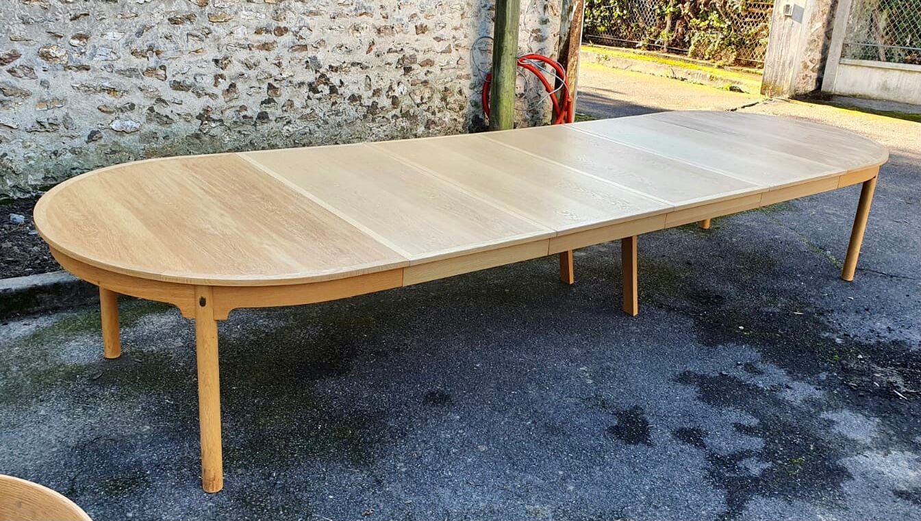 Set table and 6 chairs borge mogensen 1960