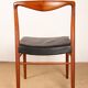 2 Danish chairs in teak and skai by Lyngfeldt Larsen 1960.
