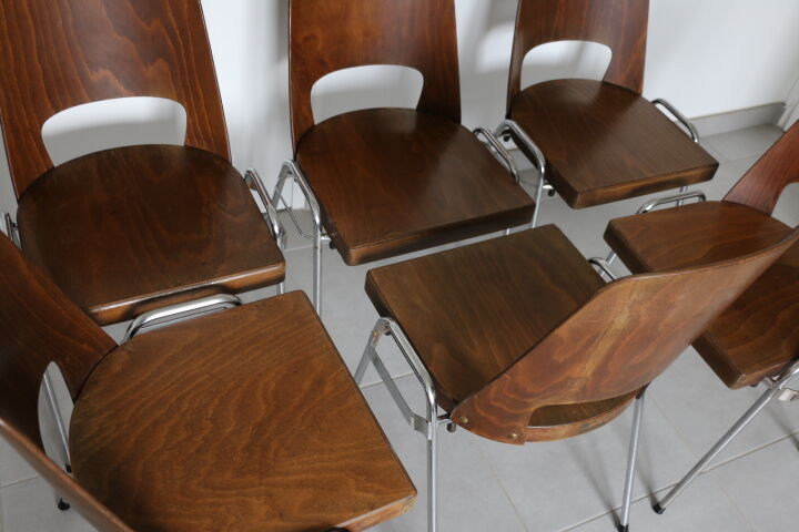 6 chairs baumann v6 medium beech