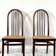 Paire de chaises cannées Baumann Eden 1981
