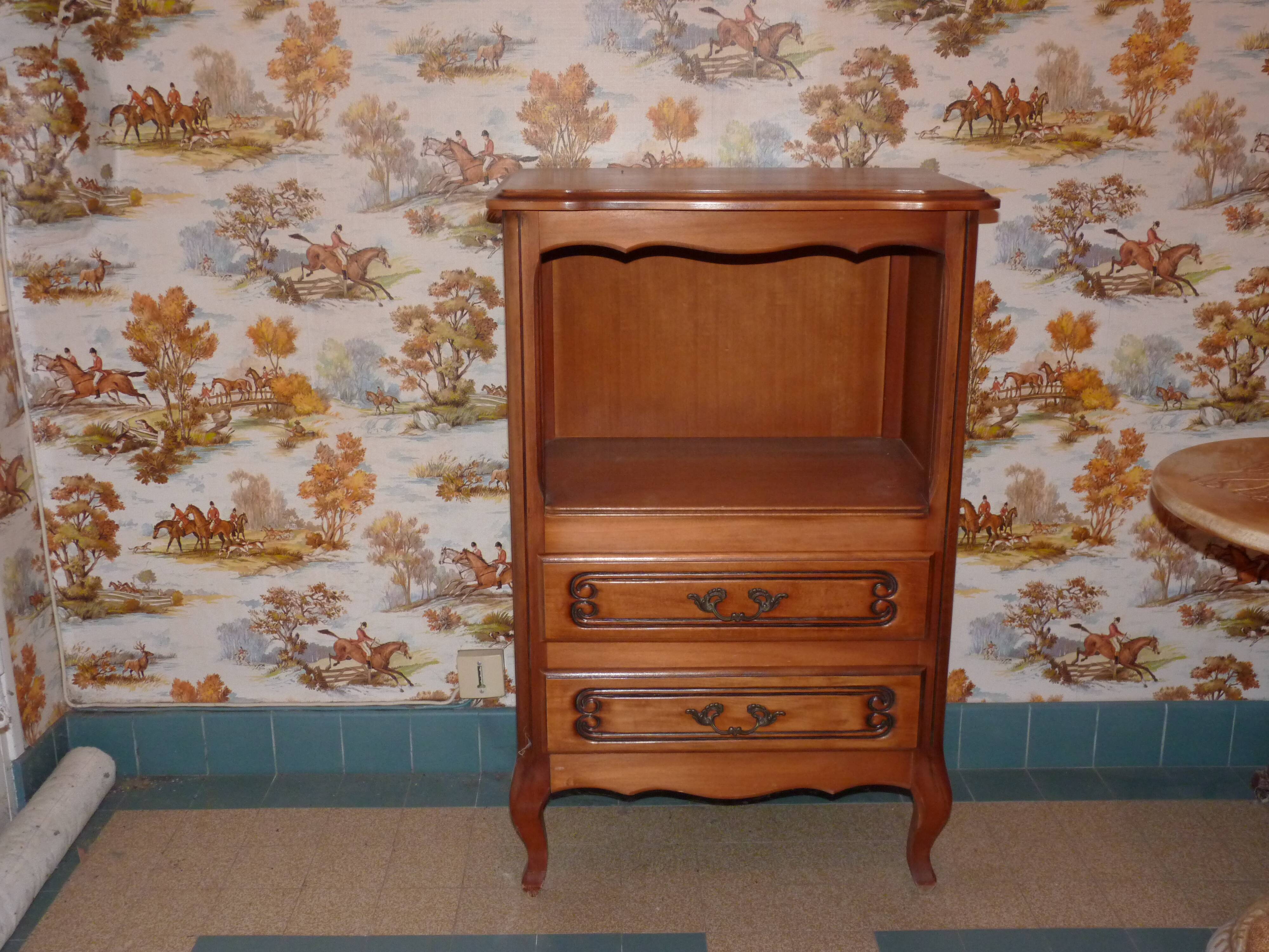Vintage telephone or storage furniture