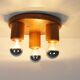 Vintage 1970's old stock 'Japandi' style ceiling or wall light