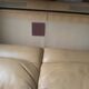 Roche Bobois beige leather sofa bed - Good condition