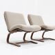 Ensemble de 2 fauteuils vintage style années 60